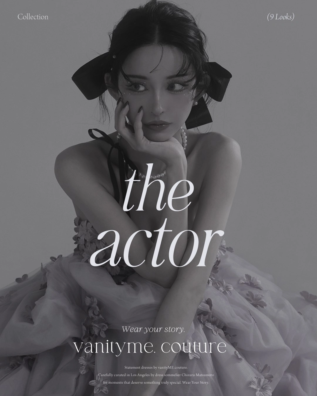vanityme.couture（バニティーミークチュール）新作「the actor」コレクション。バースデーイベントを彩る最高級キャバドレス。