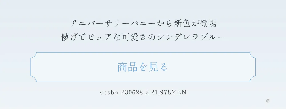 10th Bunny CinderellaBlue 10周年 バニー ブルー 