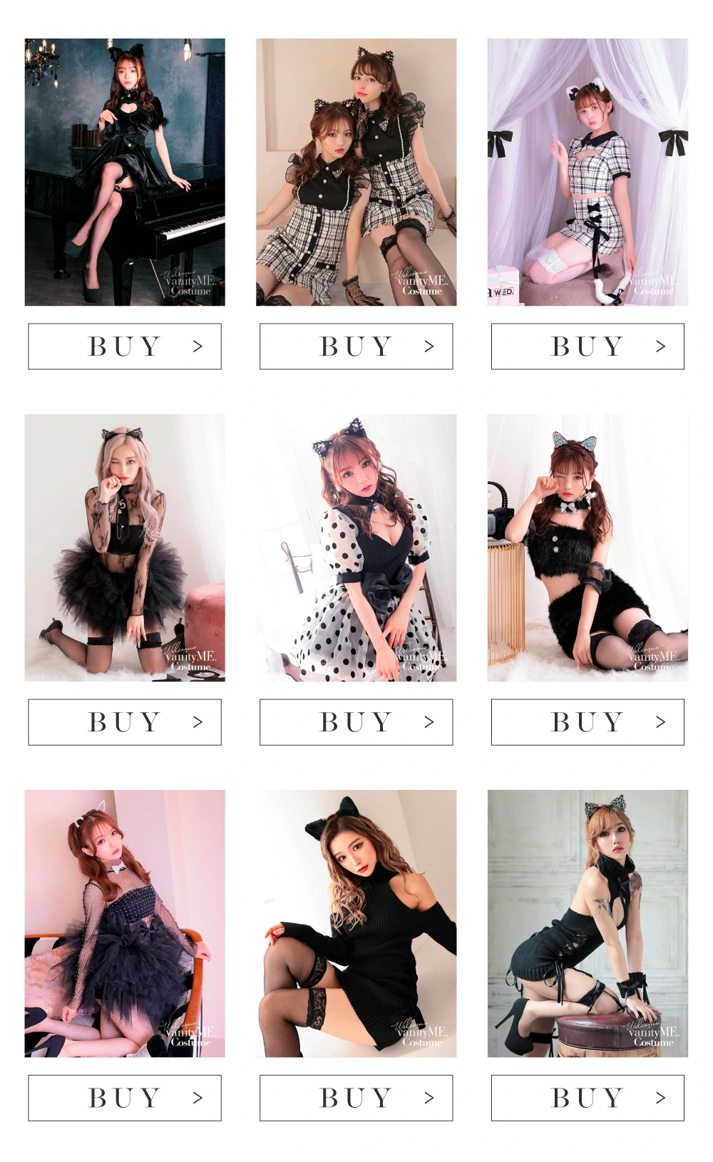 にゃんこ特集　黒猫派　ヴァニティミィ　コスプレ