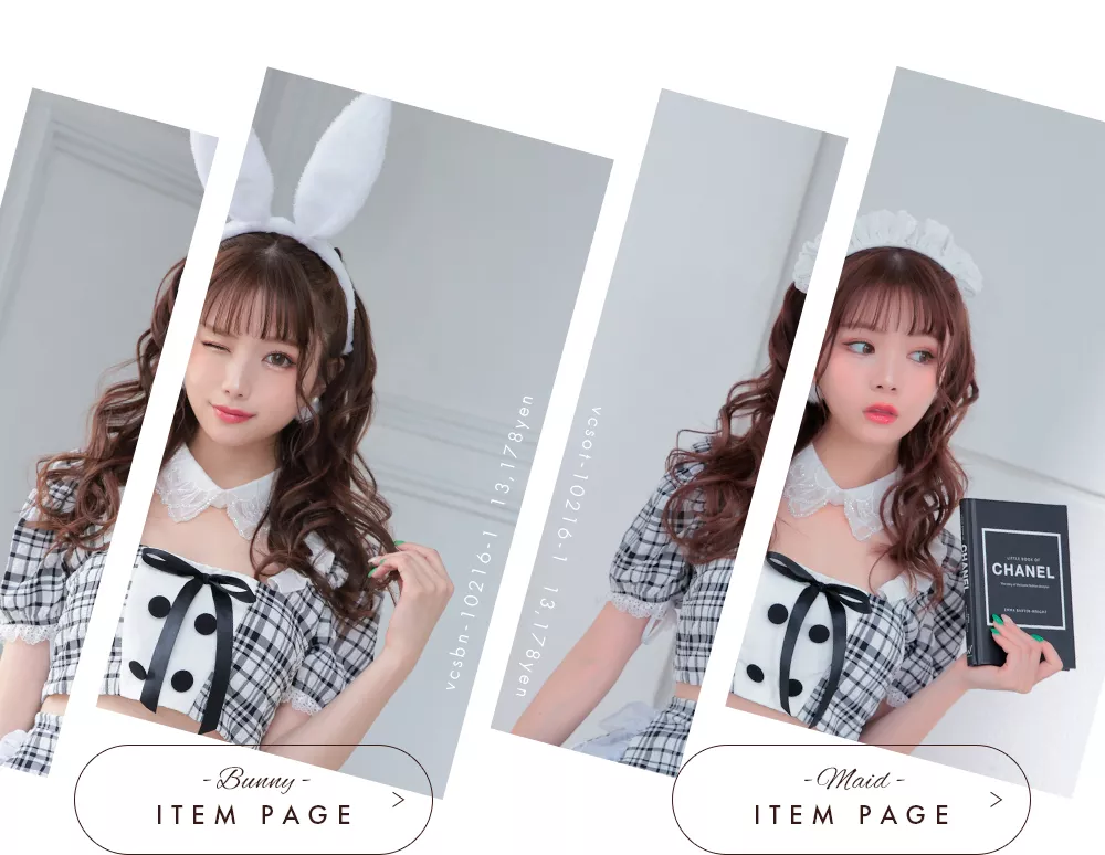 チーキーパステル　バニー　ブラック　コスプレ