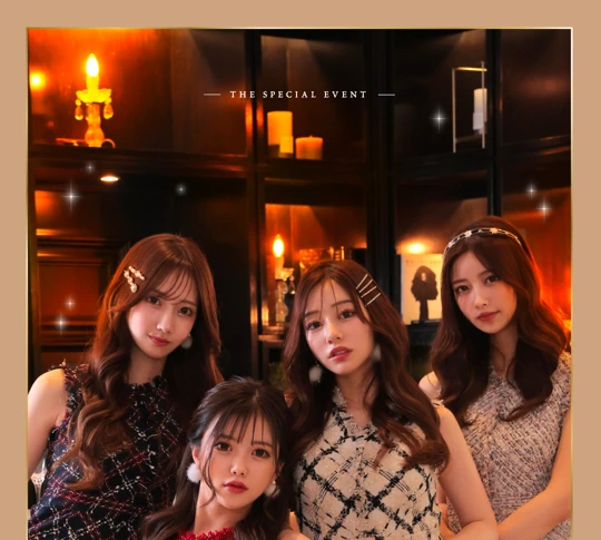 ヴァニティミィ　✕　ローブドフルール　コラボ　ホリデー　ドレス