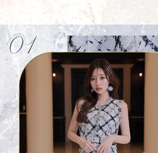 ヴァニティミィ　✕　ローブドフルール　コラボ　ホリデー　ドレス