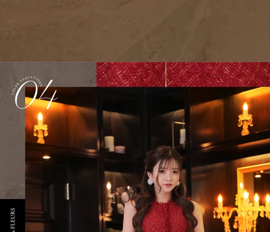 ヴァニティミィ　✕　ローブドフルール　コラボ　ホリデー　ドレス