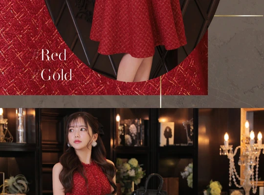 ヴァニティミィ　✕　ローブドフルール　コラボ　ホリデー　ドレス