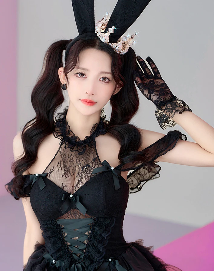 10th BUNNY Black Lace