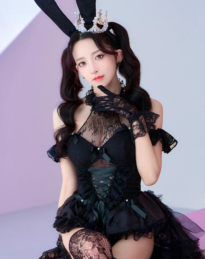 10th BUNNY Black Lace