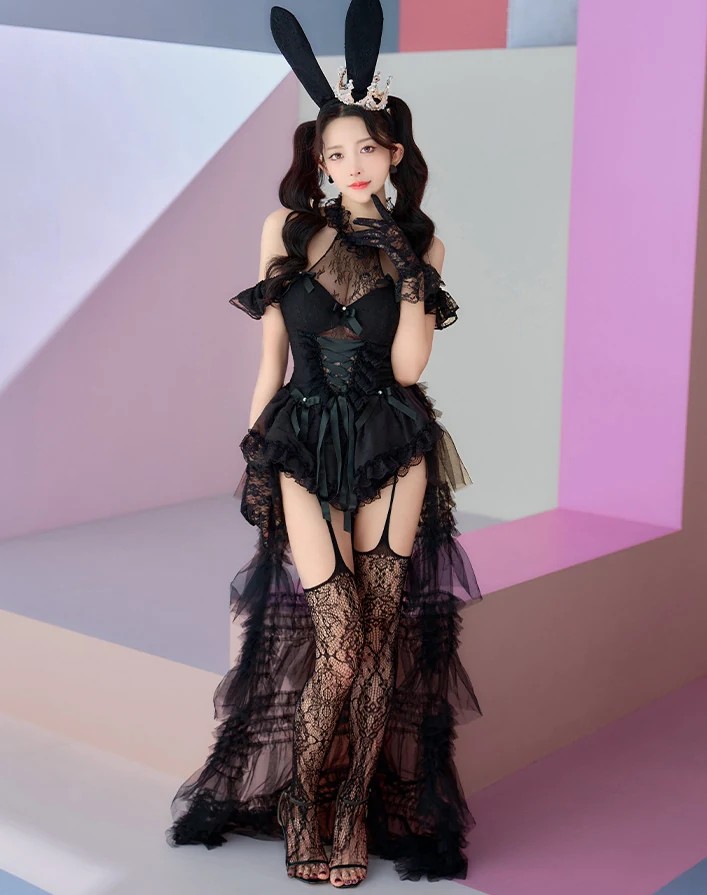 10th BUNNY Black Lace