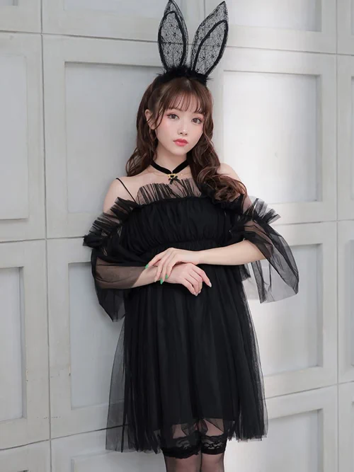 チュールドレスバニー