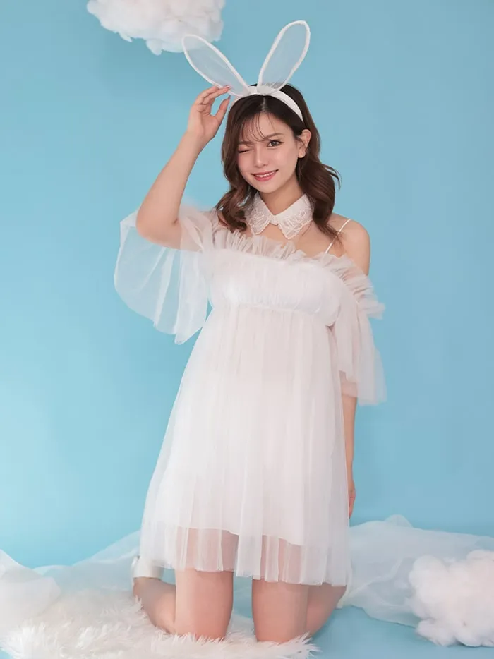 チュールドレスバニー