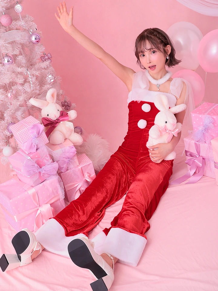 ladies night. レディース ナイト オールインワン パンツ サンタ