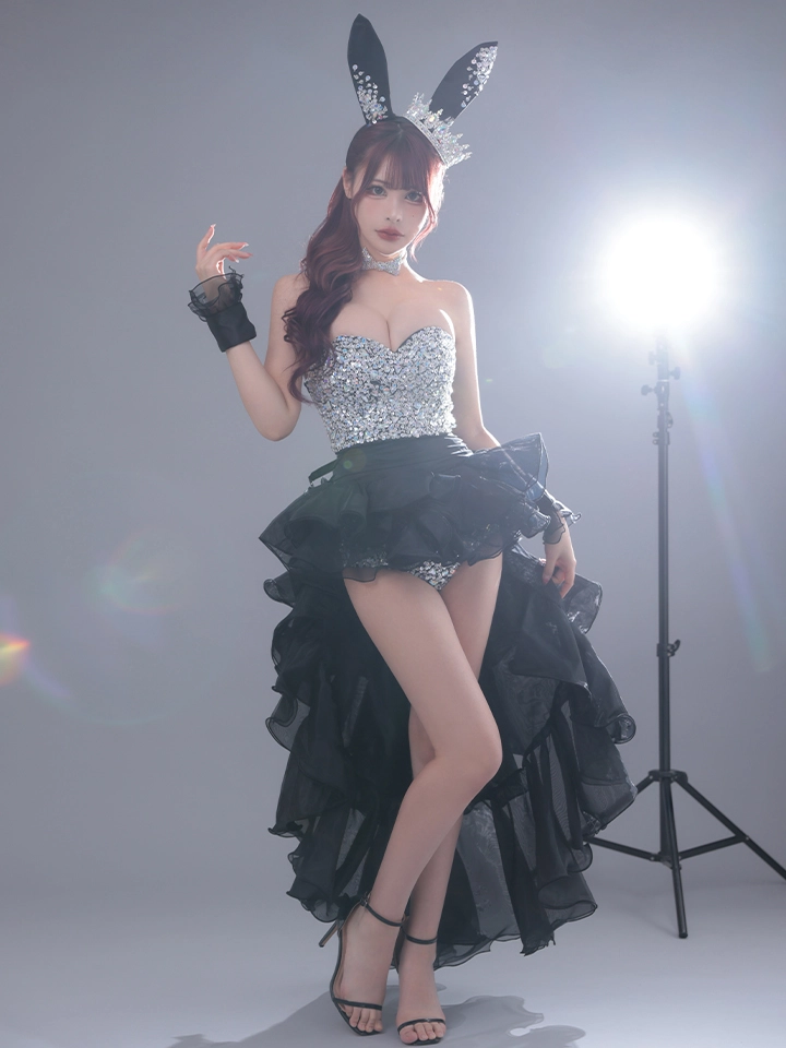 バニティーミー コスプレ venus bunny limited edition ヴィーナスバニー バニーガール ブラック ホワイトイメージ画像04
