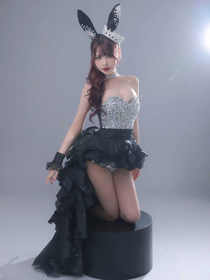 バニティーミー コスプレ venus bunny limited edition ヴィーナスバニー バニーガール ブラック ホワイトイメージ画像05