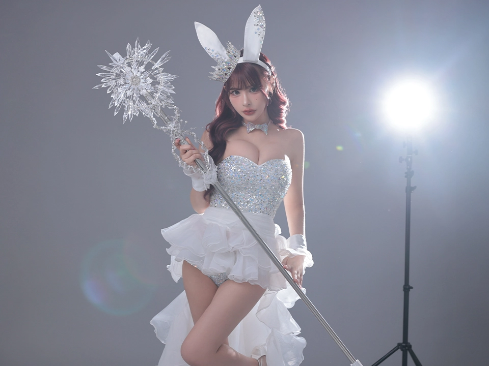 バニティーミー コスプレ venus bunny limited edition ヴィーナスバニー バニーガール ブラック ホワイトイメージ画像06