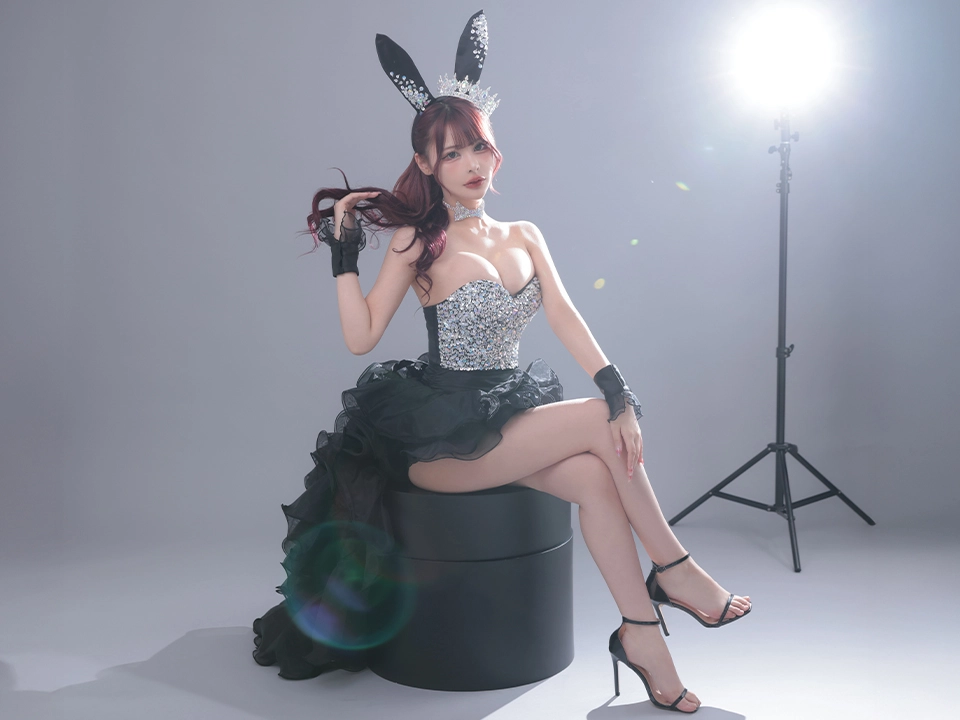 バニティーミー コスプレ venus bunny limited edition ヴィーナスバニー バニーガール ブラック ホワイトイメージ画像08