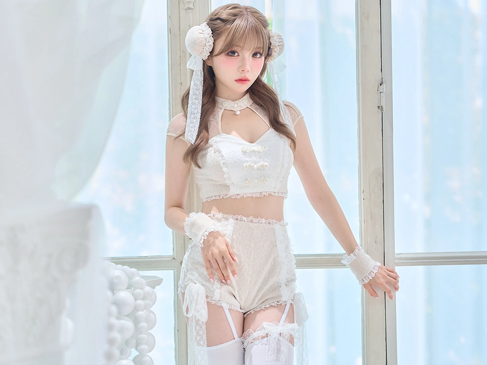 vanityME.（バニティーミー） コスプレ通販専門店  【5点セット】ALVINO Chinois アルヴィノシノワ レースローズチャイナ アイボリー イメージ画像01