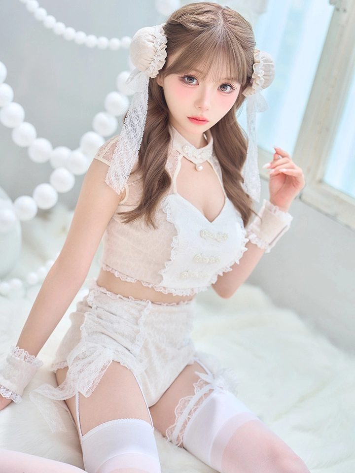 vanityME.（バニティーミー） コスプレ通販専門店  【5点セット】ALVINO Chinois アルヴィノシノワ レースローズチャイナ アイボリー イメージ画像03