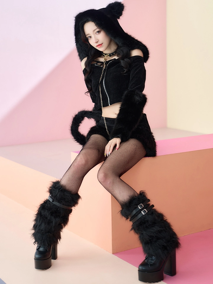Wild Party Animal - Black CAT Ver. ワイルドパーティーアニマル - ブラックキャット vcsct-26023-1 着用イメージ01