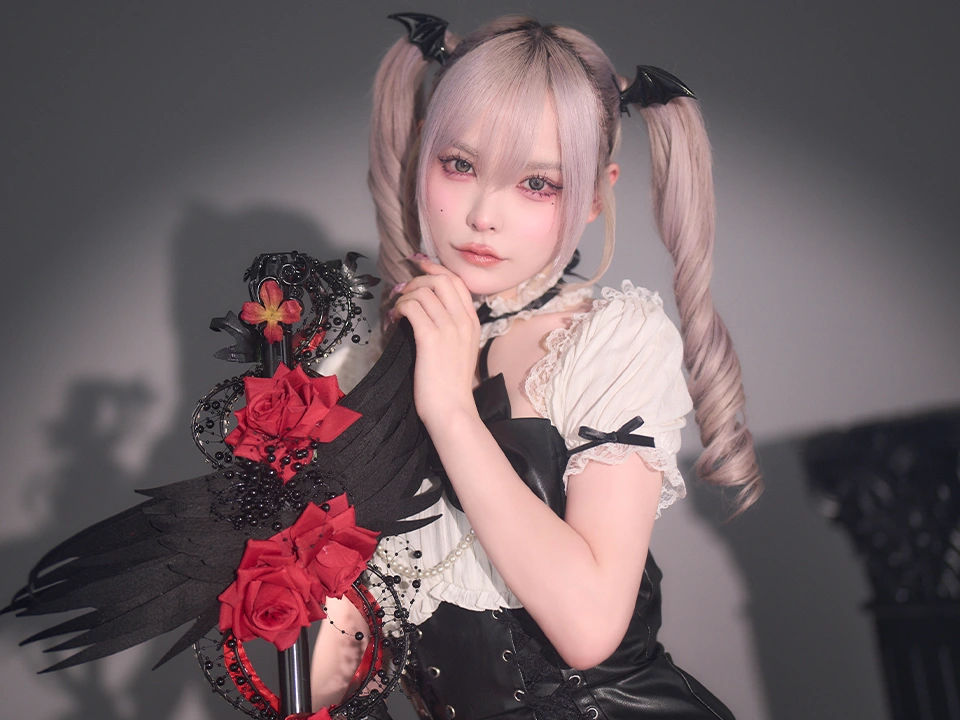 Devil Holic デビルホリック レザーレースアップデビル ブラック vcsot-26011 着用イメージ03