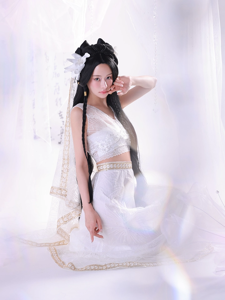 バニティーミー コスプレ茉莉｜中国コスプレ・漢服衣装 天女 ホワイト イメージ画像03