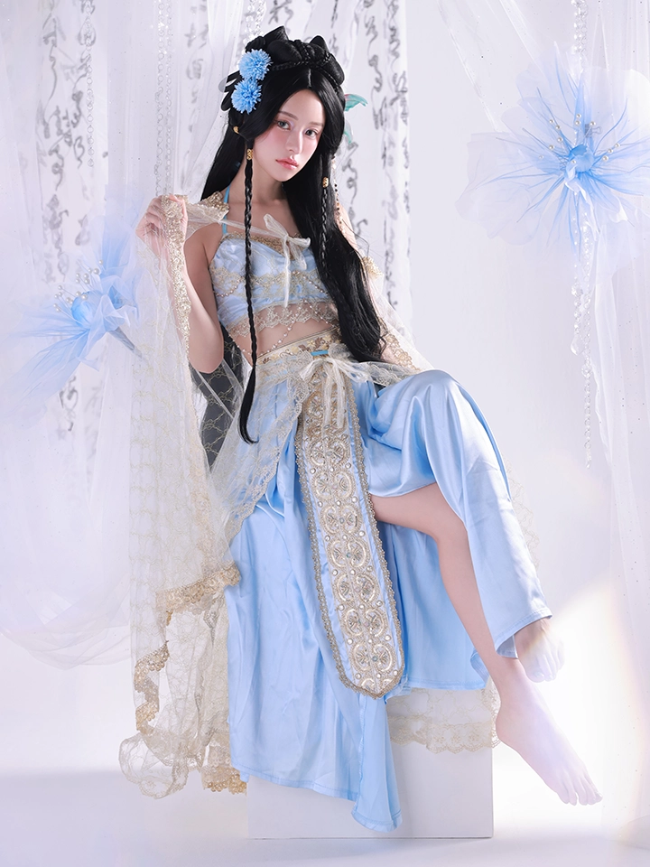 バニティーミー コスプレ清夢｜中国コスプレ・漢服衣装 天女 ブルー イメージ画像01