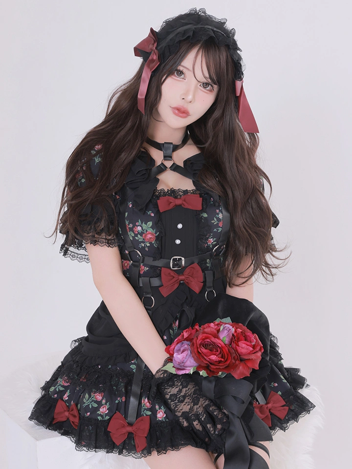 vanityME.（バニティーミー） コスプレ通販専門店  【8月中旬頃入荷予定】【3点セット】Secret Garden シークレットガーデン クラシカルフリルメイド ホワイト ブラック vcsot-260158-ch-ac イメージ画像03