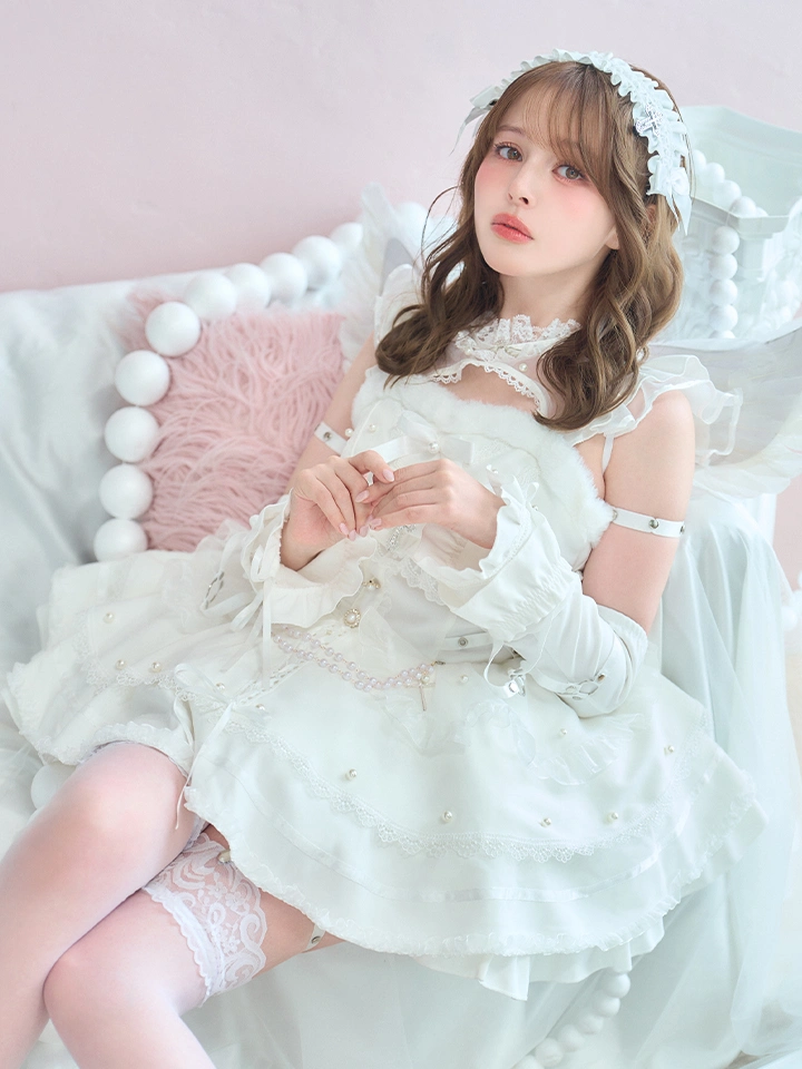 Malymoon/マリームーン オリジナルコスチューム コレクション 【9月下旬頃入荷予定】【10点セット】Malymoon マリームーン デュアルフェザーエンジェル ホワイト mlcs26036-1 イメージ画像01