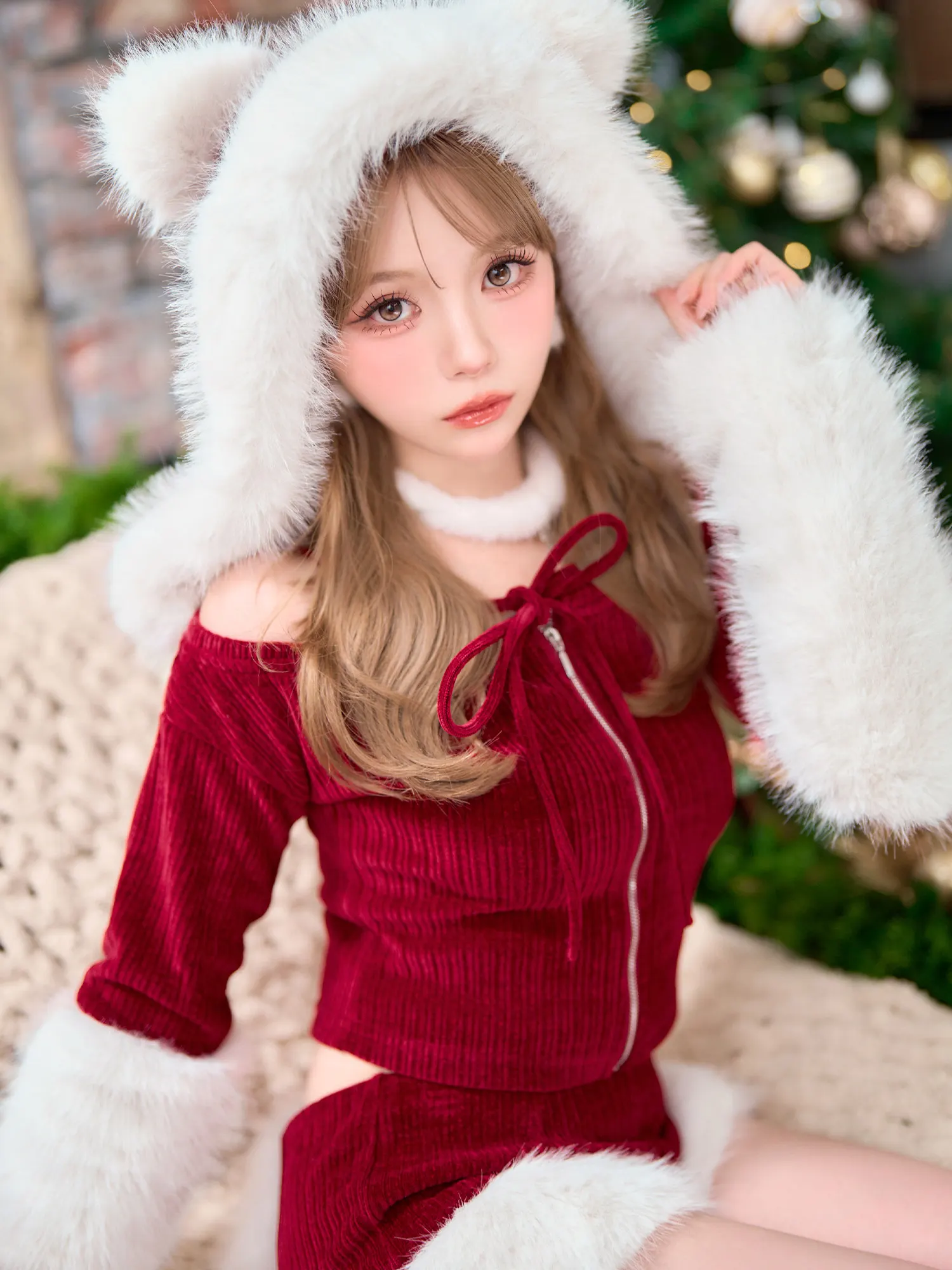 Wild Party Animal - SANTA ワイルドパーティー サンタバージョン レッド vcsst-26023-2-my 着用イメージ02