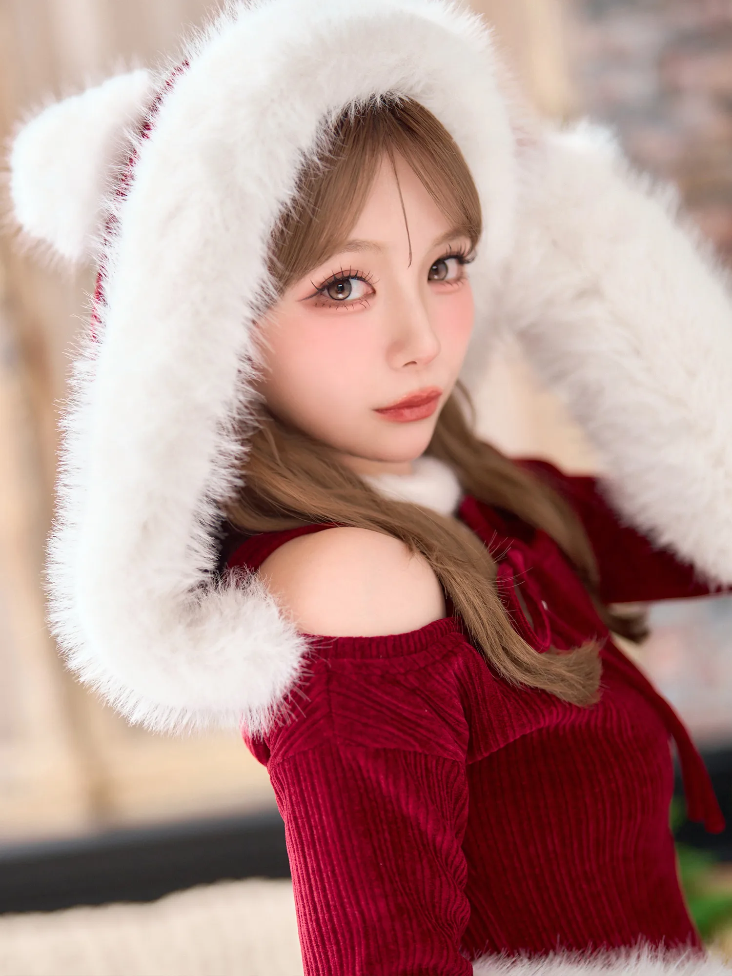 Wild Party Animal - SANTA ワイルドパーティー サンタバージョン レッド vcsst-26023-2-my 着用イメージ03
