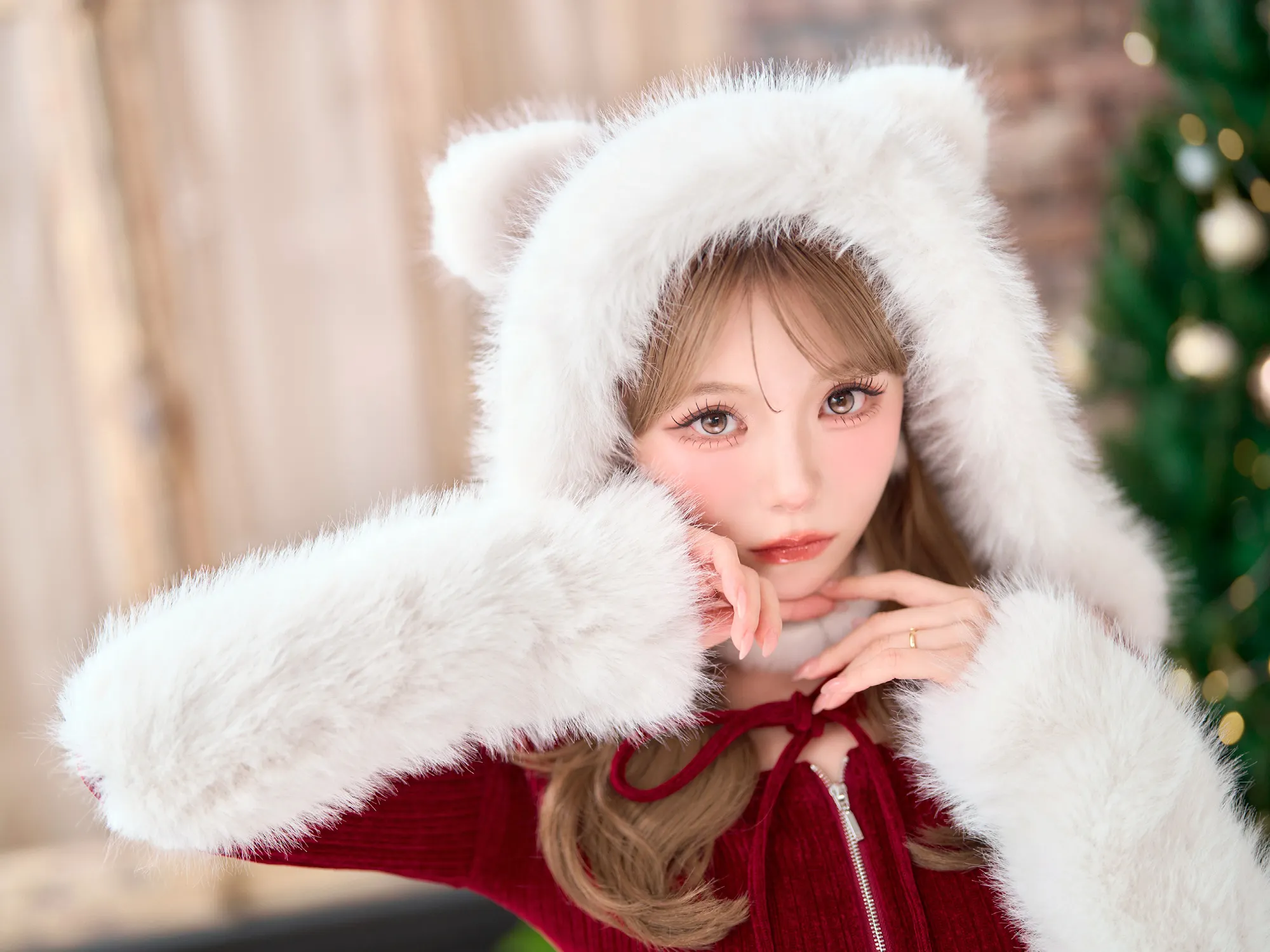 Wild Party Animal - SANTA ワイルドパーティー サンタバージョン レッド vcsst-26023-2-my 着用イメージ04
