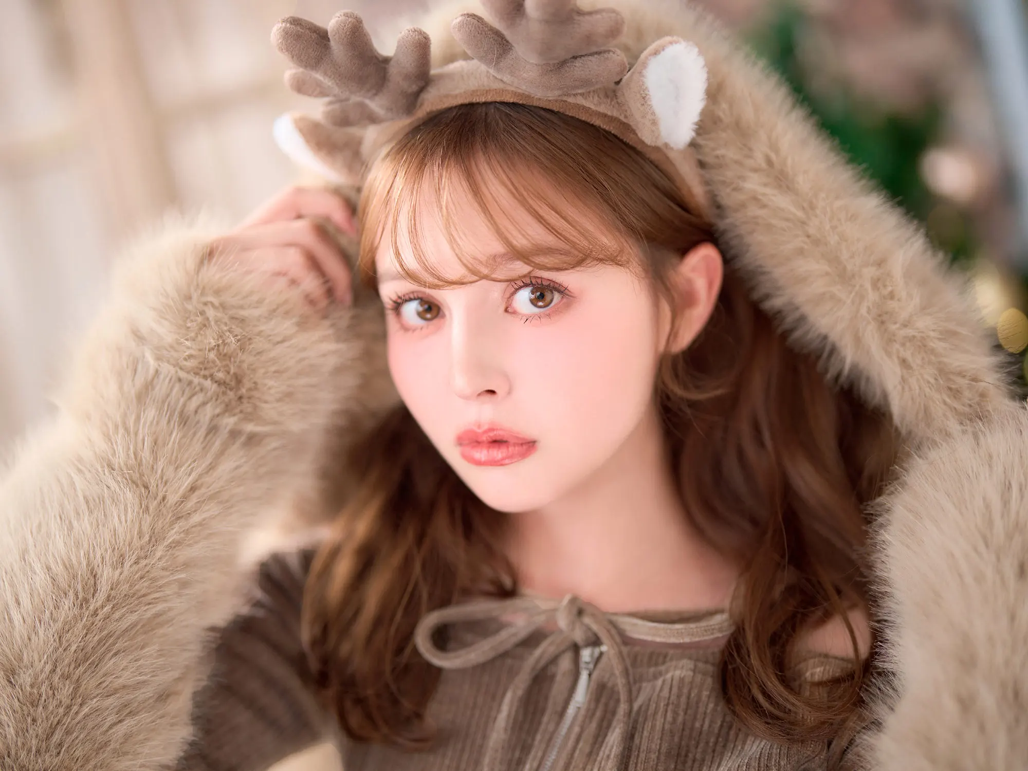 Wild Party Animal - SANTA ワイルドパーティートナカイバージョン ベージュ v vcsst-26023-3 着用イメージ05