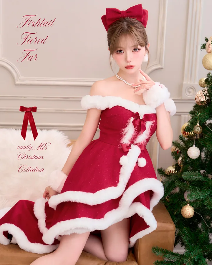 VME. collection Fishtail Tiered Fur