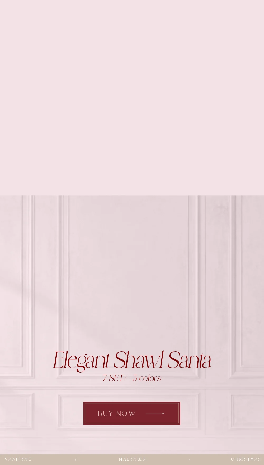 Elegant Shawl Santa 7 SET / 3 colors