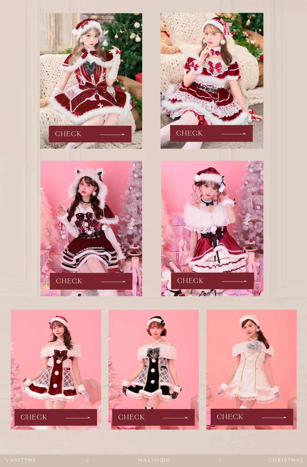 Malymoon × vanityME. クリスマスコラボ 商品一覧