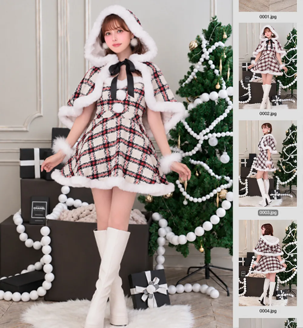 Christmas Magic 赤白チェック