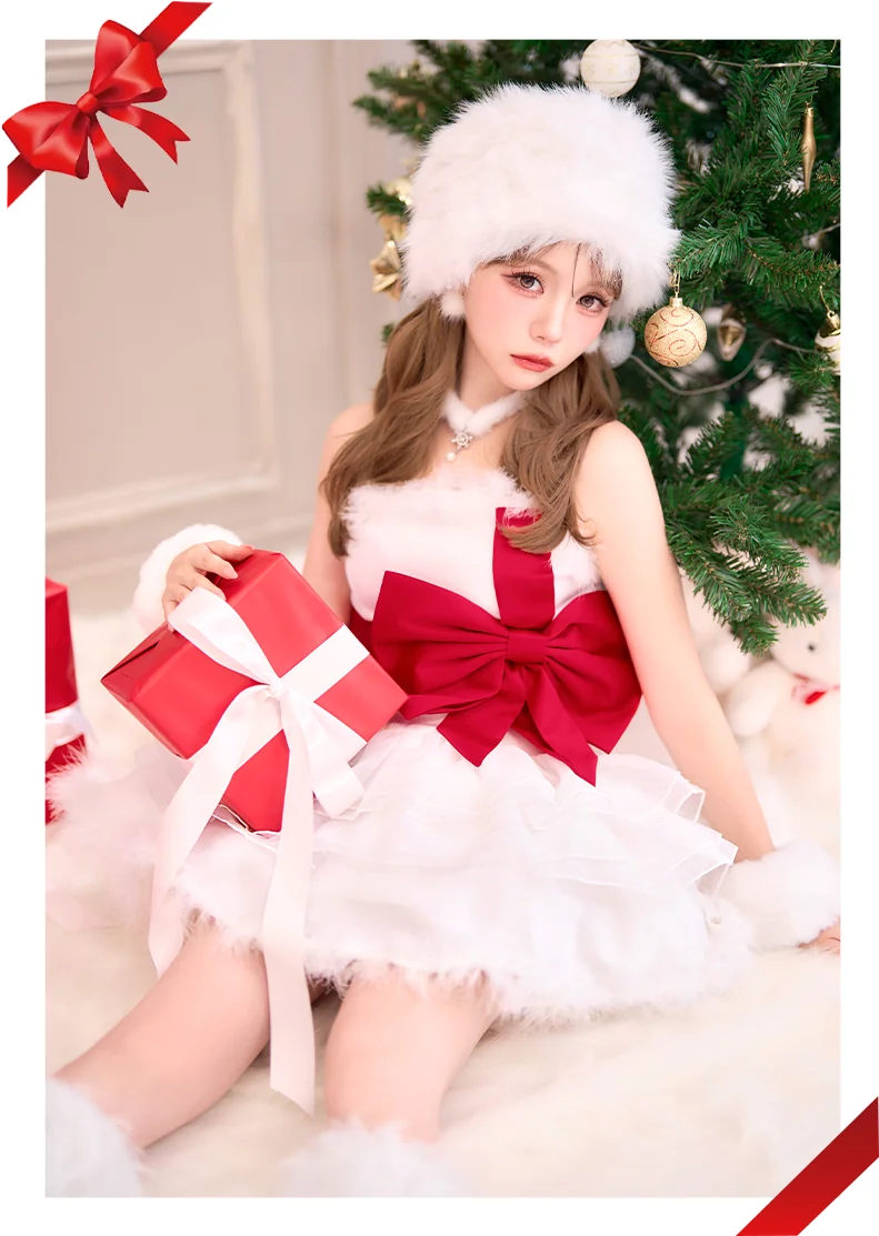 プレゼントを抱えるWrapping Santa