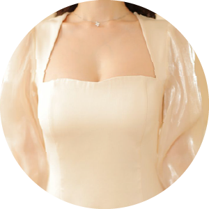 ミニドレス スクエアネック