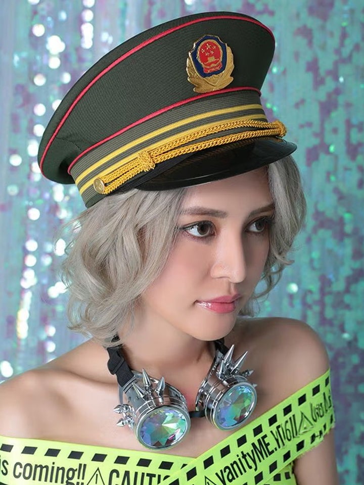 ポリス帽子/アーミー帽子 [カーキ] vcsit-b2226-1 | コスプレ・キャバ