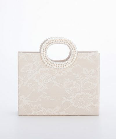 Ava アヴァ パールショルダー クラッチバッグ