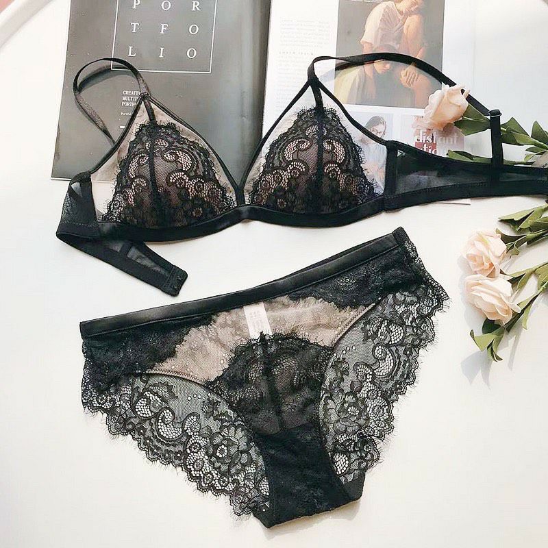 専用出品　ブラセット２点 Back Open Bra ＆ Logo Thong Set[FRA1371] – #FR2