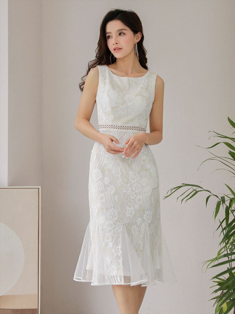 ERUKEI エルケイ GINZA COUTURE 銀座チュール ホワイト フラワーレース