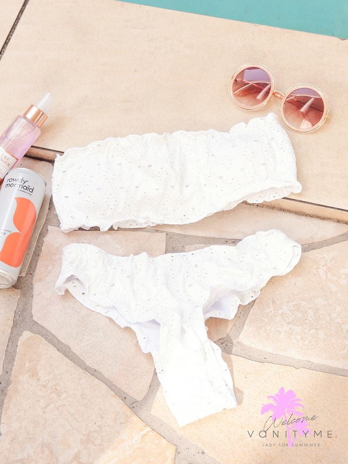 水着 Melia メリア セクシー バンドゥコットン風ビキニ