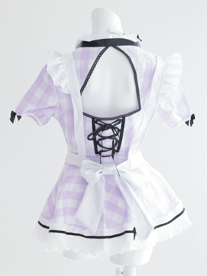 Malymoon/マリームーン ギンガムチェックメイド vanityME.限定カラー コスプレ コスチューム