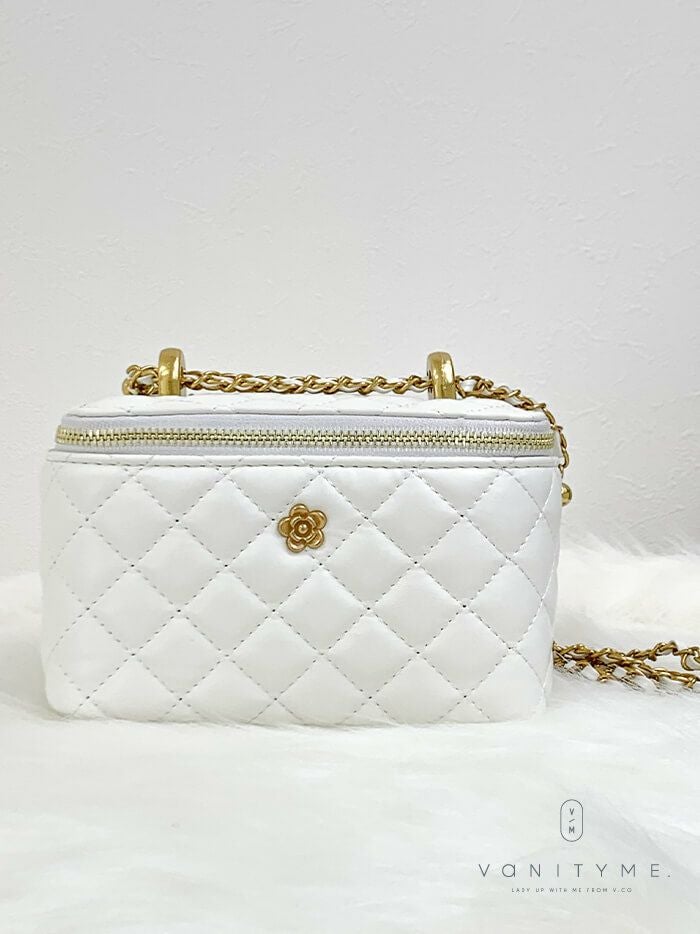 クラシック チェーン 2WAY バニティバック [ホワイト] vim-bg-22313-2