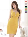 DEA. ローブドフルール ディアスーパーストレッチワッフルジップドレス de2702-c