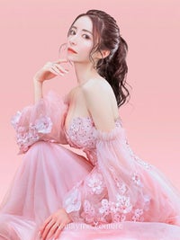 vanityME.couture.バースデードレス 2WAY ふわふわ パフ袖オフショルインポート シンデレラ ロングドレス