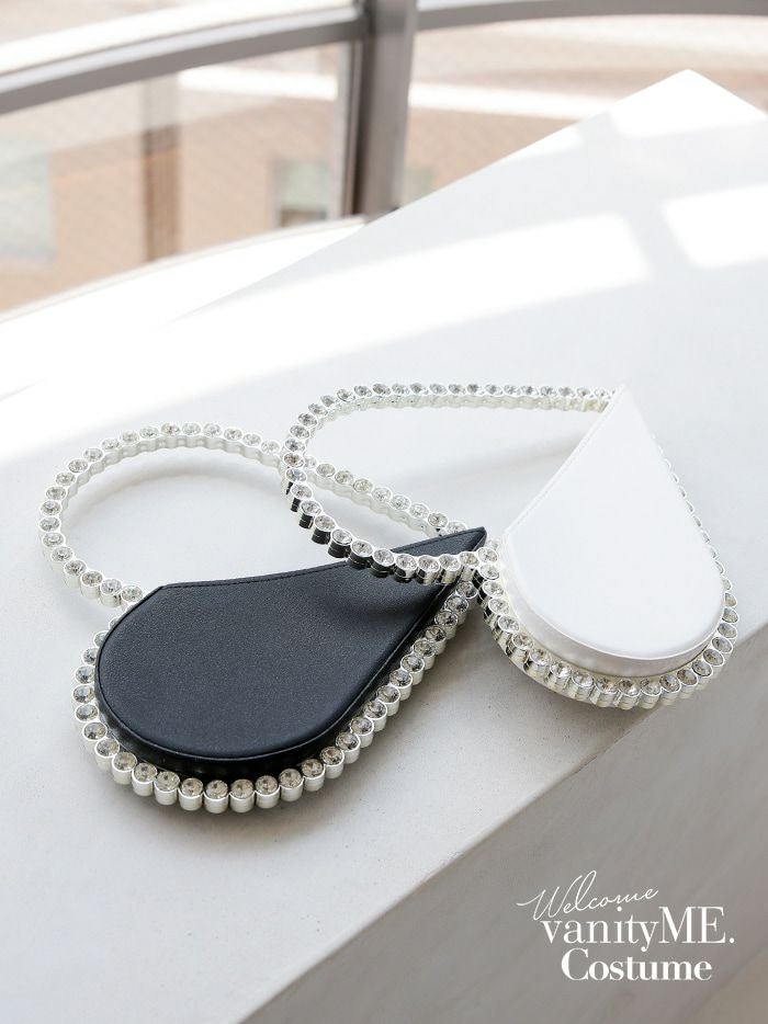 #キラキラ ストーン ハンドバッグ