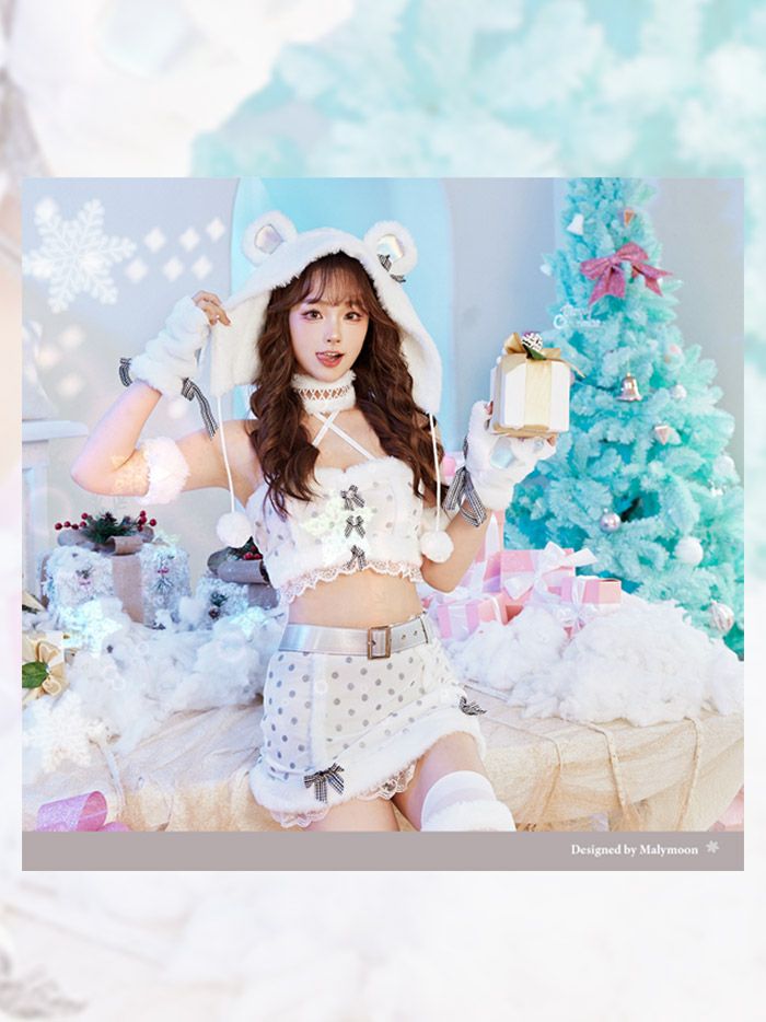 10点セット】Malymoon マリーンムーン オーロラ白くまサンタ mls9610