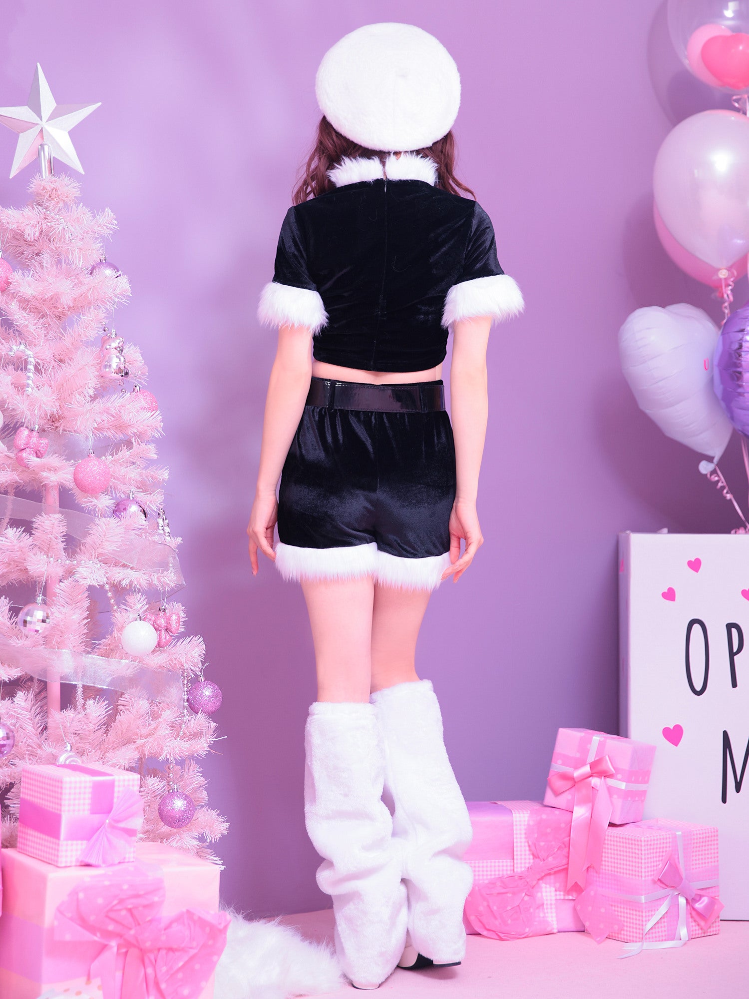 Velvet PANTS SANTA ベルベットパンツ サンタ コスプレ サンタコスチューム