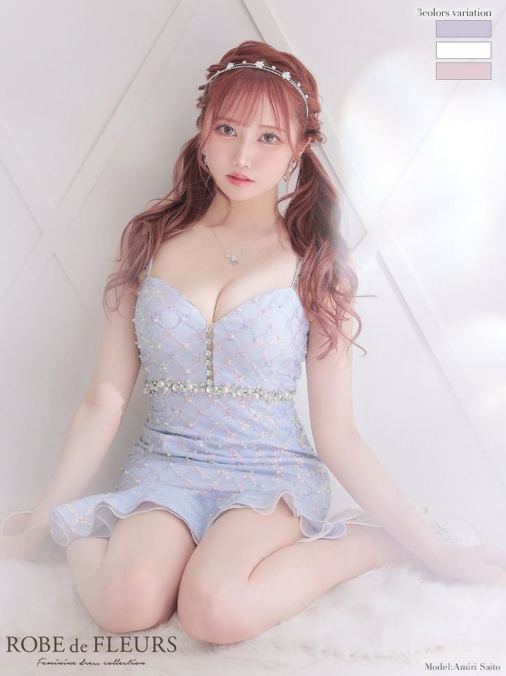 ROBE de FLEURS ローブドフルール 【XSサイズあり】ビジューホルター