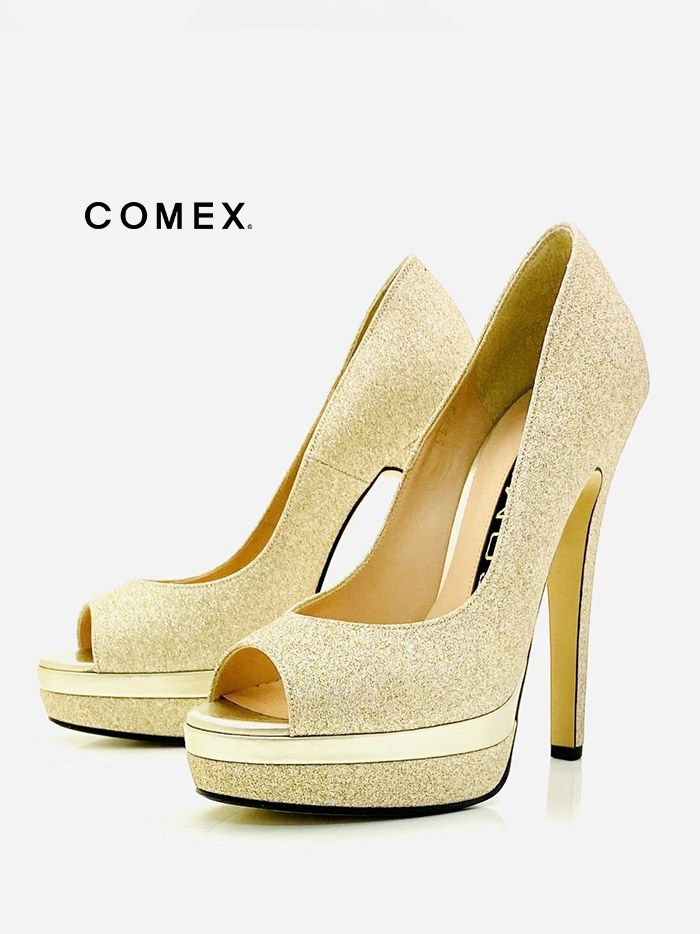 コメックス COMEX グリッターパンプス パンプス ピンヒール 美脚